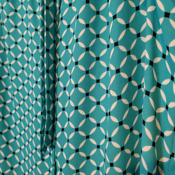 🍂 Worthington Blouse Geometric Print - Picture 3 of 7